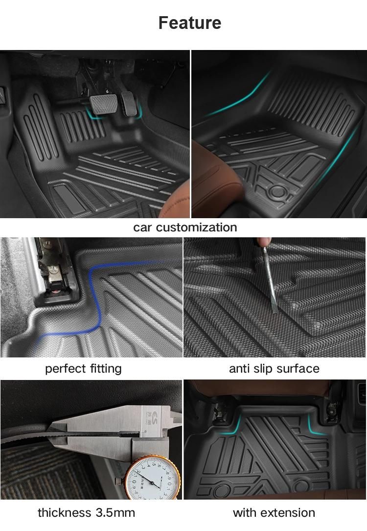 Custom Full Set Car Floor Foot Mat Use for Mitsubishi Outlander