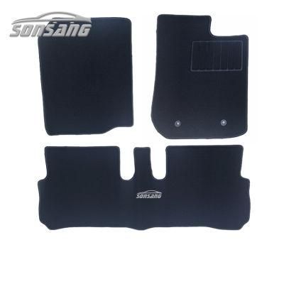 Full Set Premium Non-Slip Car Carpet Floor Mats with Heel Pad