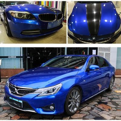 Ondis Car Sticker Air Bubble Free Car Accessories Red Blue Glitter Candy PVC Film Car Wrapping Sticker