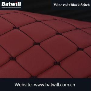 PVC Diamond Stitching Leather Material for Car Seat