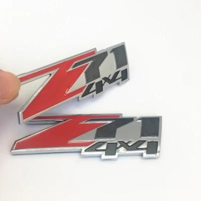 Z71 4X4 for Chevrolet Silverado Chevy Camaro Emblem Fender Badge Decal Sticker Logo Car Accessories Car Parts Decoration ABS Plastic Emblem