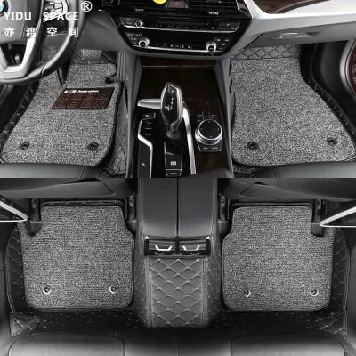 Eco-Friendly Leather PVC Wire Coil 5D Anti Slip Car Mat