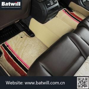 Brown Leather Car Mats in Hot Press for Lx570 for Wholesale