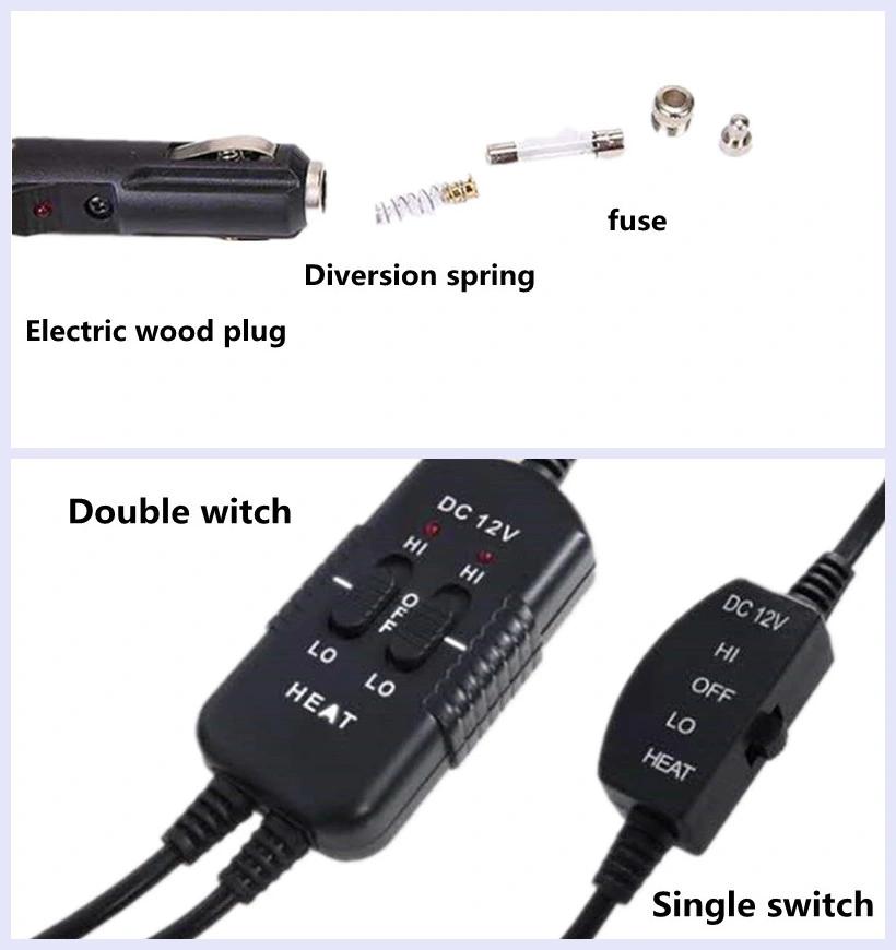 Wholesale 12V Fireproof Cigarette Lighter Universal Car Heating Cushion