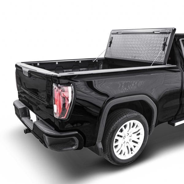 Truck Accessories Aluminum Hard Tri-Fold Tonneau Cover Pickup Truck Bed Covers