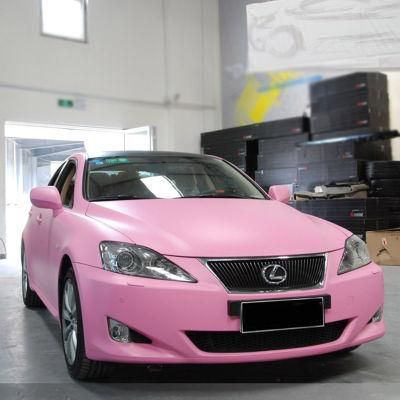 Tsautop 1.52*30m Classic Matte Pink Car Wraps Vinyl Sticker
