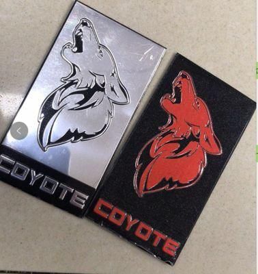 Coyote 5.0L F-150 250 350 for Ford Bronco Mustang Emblem Fender Badge Decal Sticker Logo Car Accessories Car Parts Decoration Metal