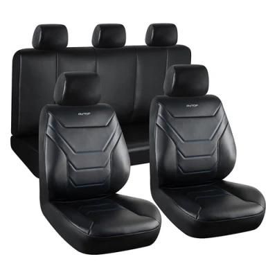 Car Interior Accessories Full Set PU Leather Car Seat Cover for Universal Car