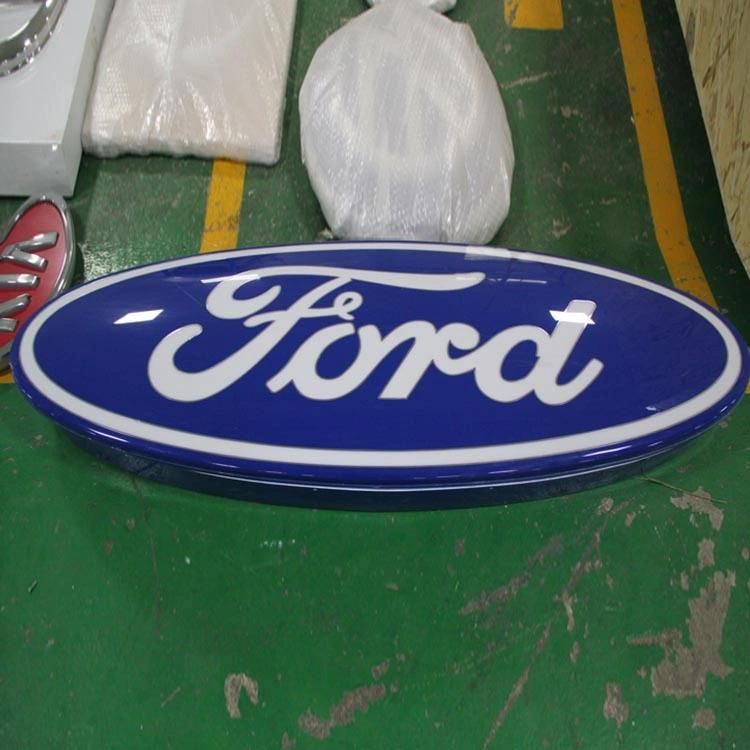 American Ford Auto Signage Accessories Vacuum Blister Sticker Emblem 3D LED Car Logo