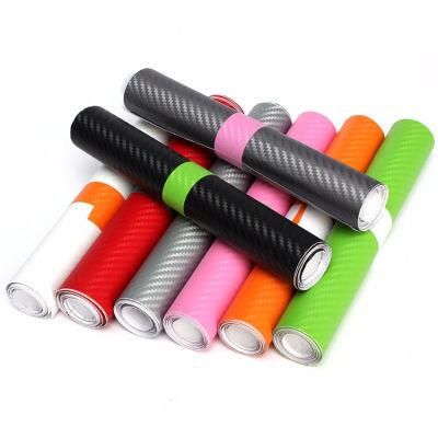 China Manufacturer Customize Size 3D Colors Carbon Fiber Car Wrap Vinyl