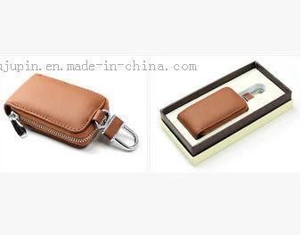 OEM Leather Promotional Car Key Cover with Hook