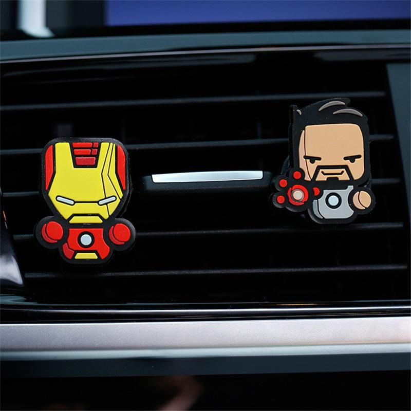 Cartoon Auto Air Conditioning Car Air Vent Clip for Marvel Hero Fashion Car Air Freshener