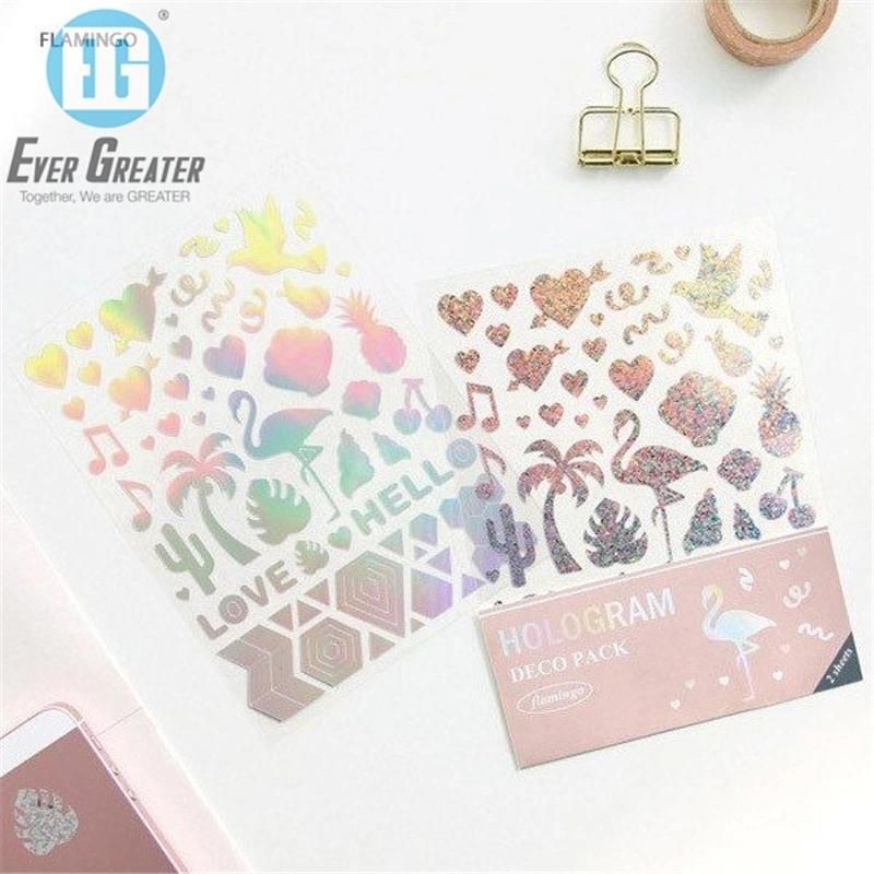 Die Cut Printing Hologram Sticker Print Custom Hologram Sticker