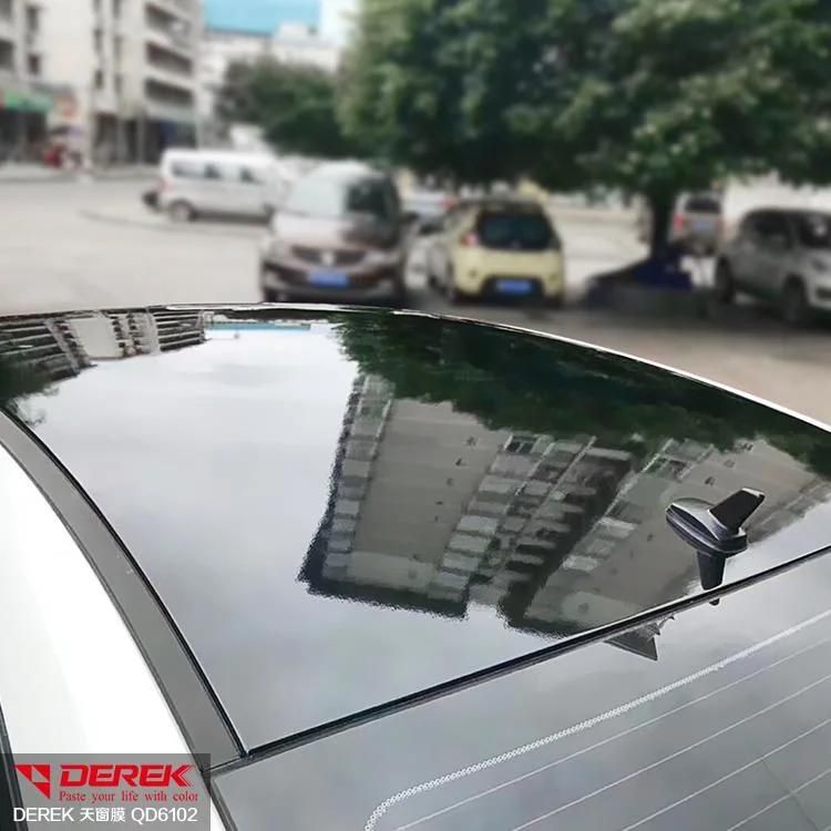 PVC Materials Glossy Black Car Roof Film Car Wrap Vinyl