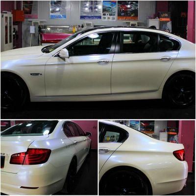 Air Bubble Free Car Decal Glossy White Chameleon Wrap Vinyl for Cars