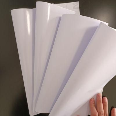 High Quality Free Sample Roll Material White PVC Self Adhesive Vinyl for Digital Printing for Car