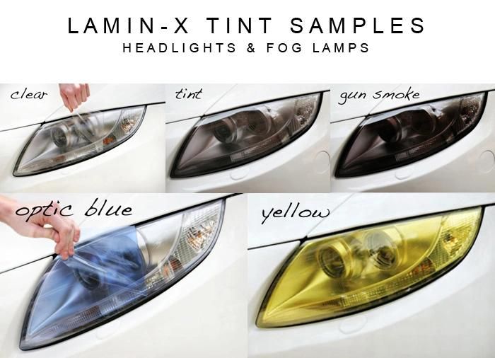 Holographic Adhesive Vinyl Chamelone Headlight Film