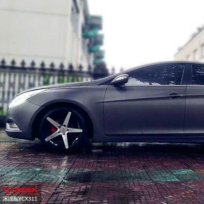 1.52X18m Self Adhesive Matte Chrome Metallic Auto Wrapping Sticker