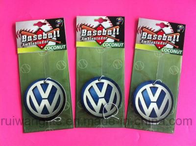 Custom Car Air Freshener with Car Logo for Promotional Gifts, Squash Air Freshener