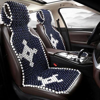 Natural Wood Beads Wooden Car Auto Seat Cover Cushion Pad Cool Breathable Summer
