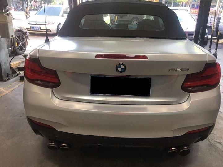 Pearl Metallic Silver Car Wrap Film Sticker