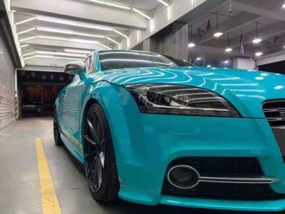 Satin Metallic Glossy Lake Blue Car Film