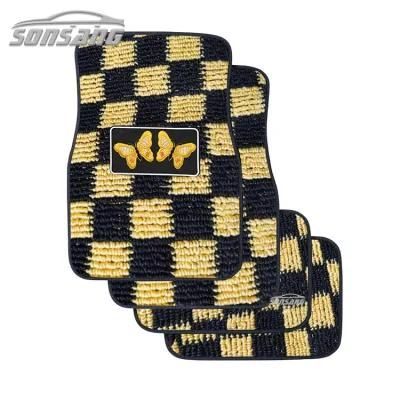 Universal Fit Carpet Automotive Floor Mats Fits Most Cars Suvs and Trucks with Heel Pad Deluxe