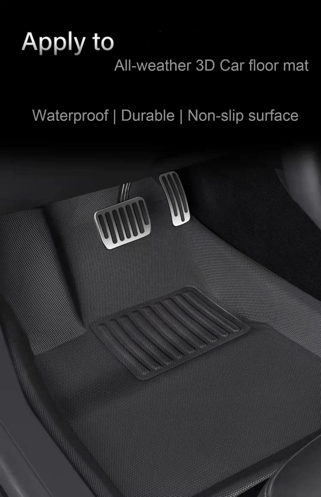 Anti-Slip Car Foot Mat Factory Wholesale Car Accessories 3D TPE Rubber Car Floor Mats