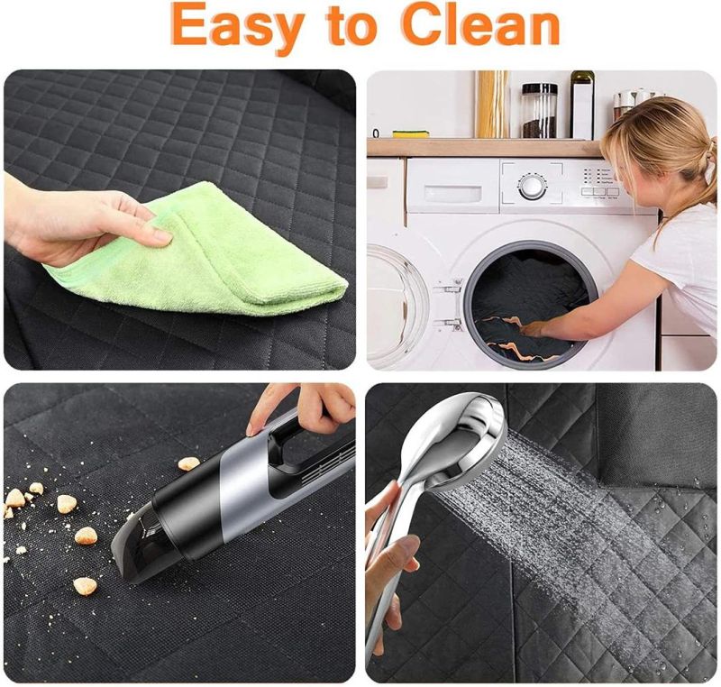 4-in-1 Dog Car Seat Cover with Mesh Window
