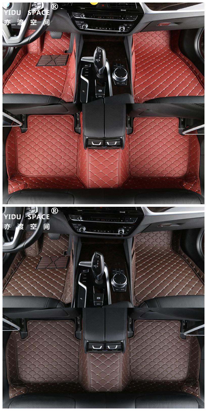 Wholesale Car Accessory PU Leather Black 5D Anti Slip Auto Car Foot Mat Car Floor Mat Car Mat