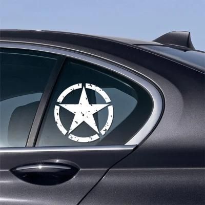 Resistant Transfer Decal Window Sticker Custom Shape and Color Printing