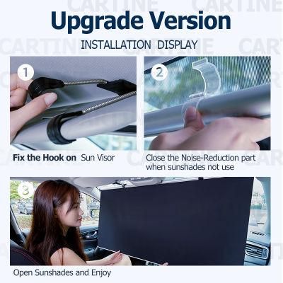 Car Front Window Shield Sunshade, Car Front Sunshade, Car Curtain for Front Window Shield