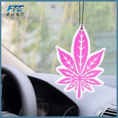 Customized Shape Hanging Paper Car Air Freshener with Fragrance