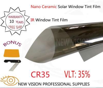 Factory Supply 99% Heat Rejection Removable Nano Window Tint Film