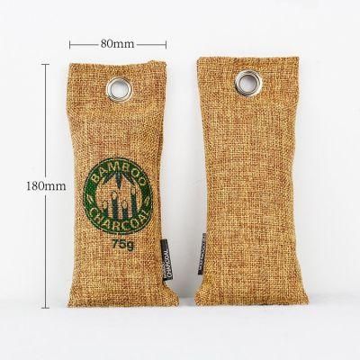 100g Air Purifying Bag Natural Bamboo Charcoal Bag Air Freshener Odour Eliminator