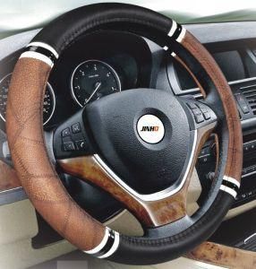 Leather Quality Car Steering Wheel Cover Factory Sponge