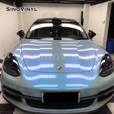 SINOVINYL High Polymer PVC Chameleon Candy Mystic Color Changing Car Body Wrapping Vinyl