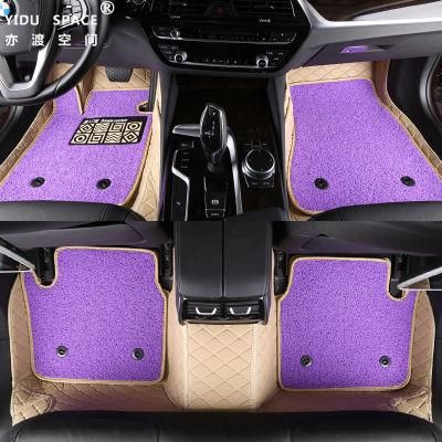 Wholesale Anti-Slip Leather PVC Wire Coil 5D Car Floor Mat