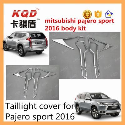 ABS Plastic Tail Light Covers for Montero Sport 2016