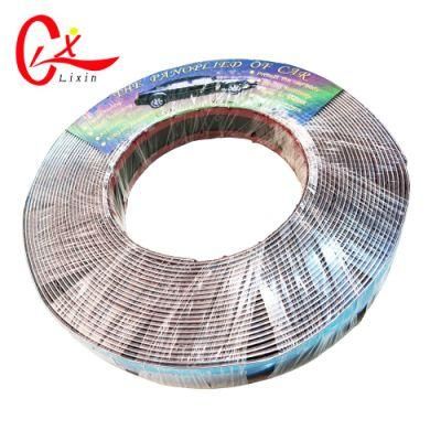 Car Blue Film PVC Chrome Moulding Strips Trim Self Adhesive