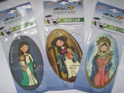 Car Paper Air Freshener with Religion Design (AF101-2)