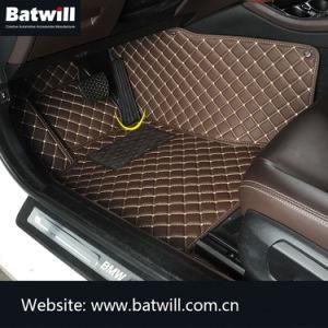 Wholesale China Full Set Leather Wine Red Car Mats