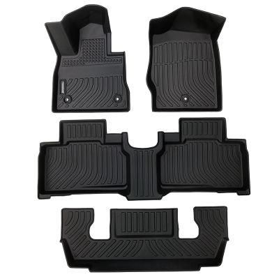 Made in China Car Interior Accessories Full Set TPE Car Mats for Nissan Pathfinder 7seat