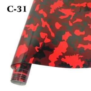 1.52X30m Auto Body Wrap Sticker Camouflage Vinyl Roll Film