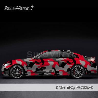 SINOVINYL Hot Selling Car Wrapping Paper Roll Waterproof Camouflage Sticker Film Car Wrap Vinyl