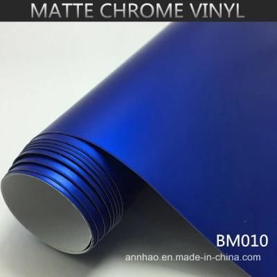 Automobiles &amp; Motorcycles Use Metallic Matte Chrome Wrap Vinyl for Car Wrapping Film