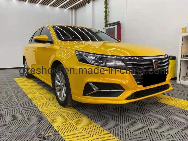 Glossy Metallic Maple Yellow Vinyl Wrap Car Wrap Vinyl Film