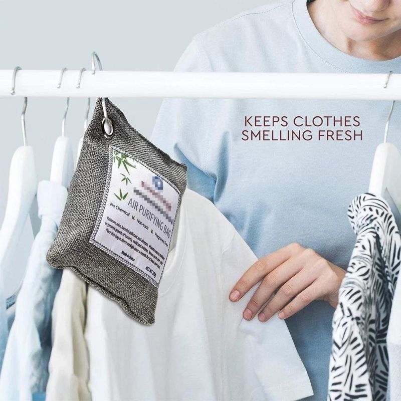 Jm Eco Friendly Bamboo Charcoal Captures Bag Natural Air Purifying Bag