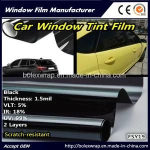 Vlt 5%, Window Tint Film Roll, Solar Film, Heat Reduction