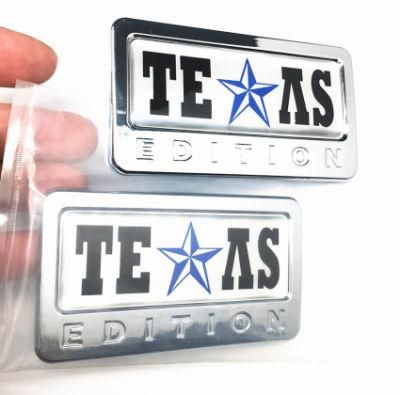 Texas Emblem for Chevrolet Silverado Chevy Camaro Emblem Fender Badge Decal Sticker Logo Car Accessories Car Parts Decoration ABS Plastic